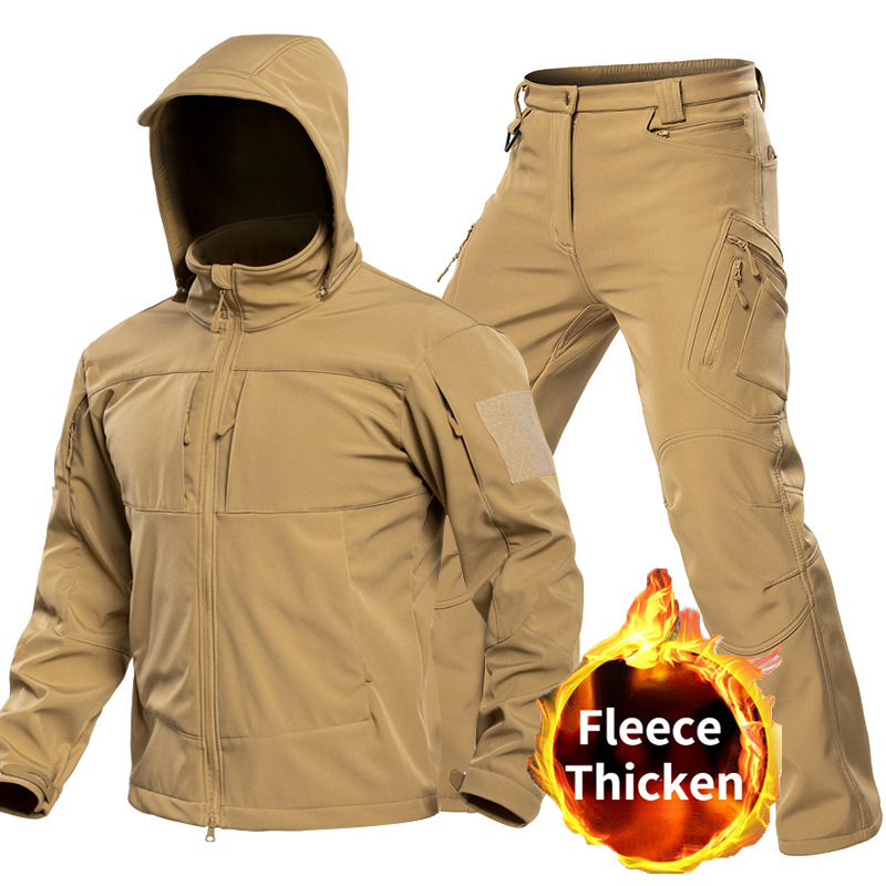 Outdoor Camping Winter - Outdoor Tactical Softshell Suit for Men