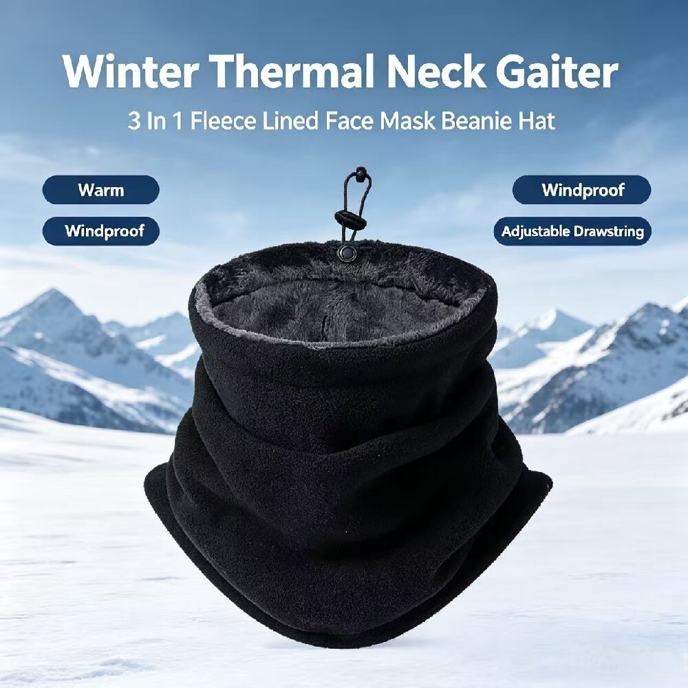Outdoor Camping Winter - Winter MotorcycleWarm Mask Men Women Fleece