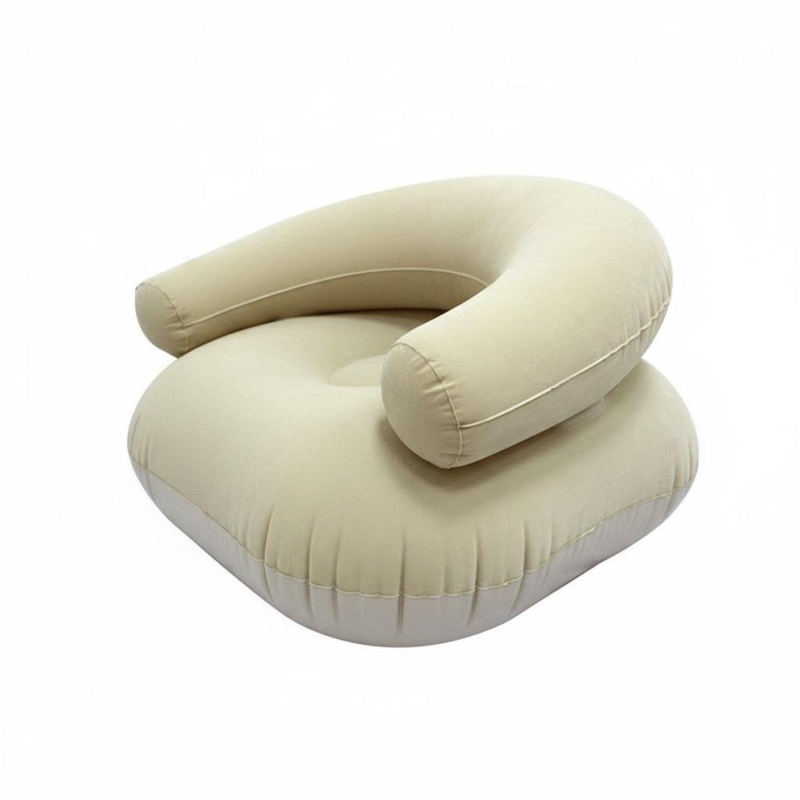 Flocked Inflatable Sofa PVC Fl - Outdoor Camping Couch recension och pris