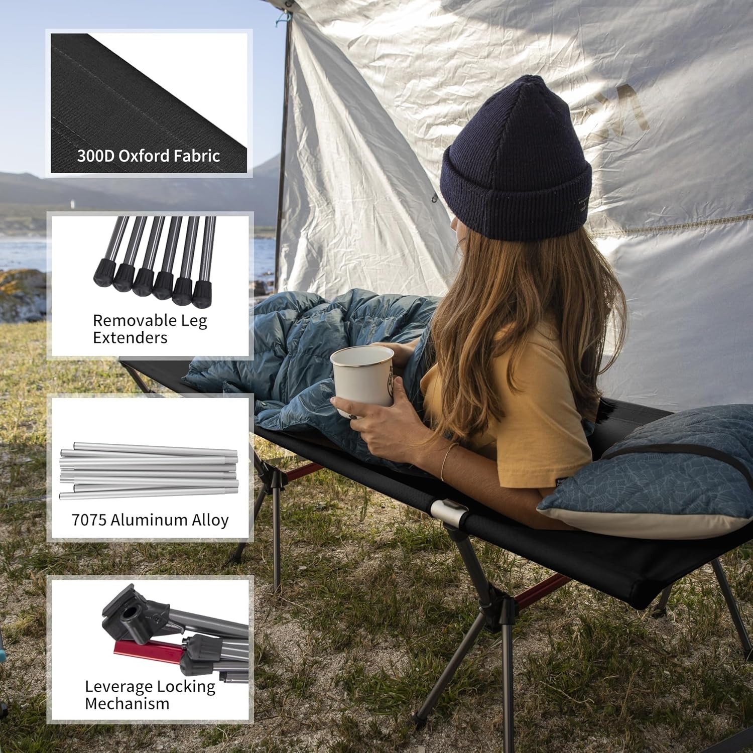 Naturehike Folding Camping Cot - Outdoor Camping Cot recension och pris