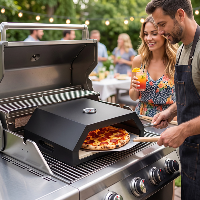 12 Inch Portable Gas‑Powered P - Outdoor Gas Camping Oven recension och pris
