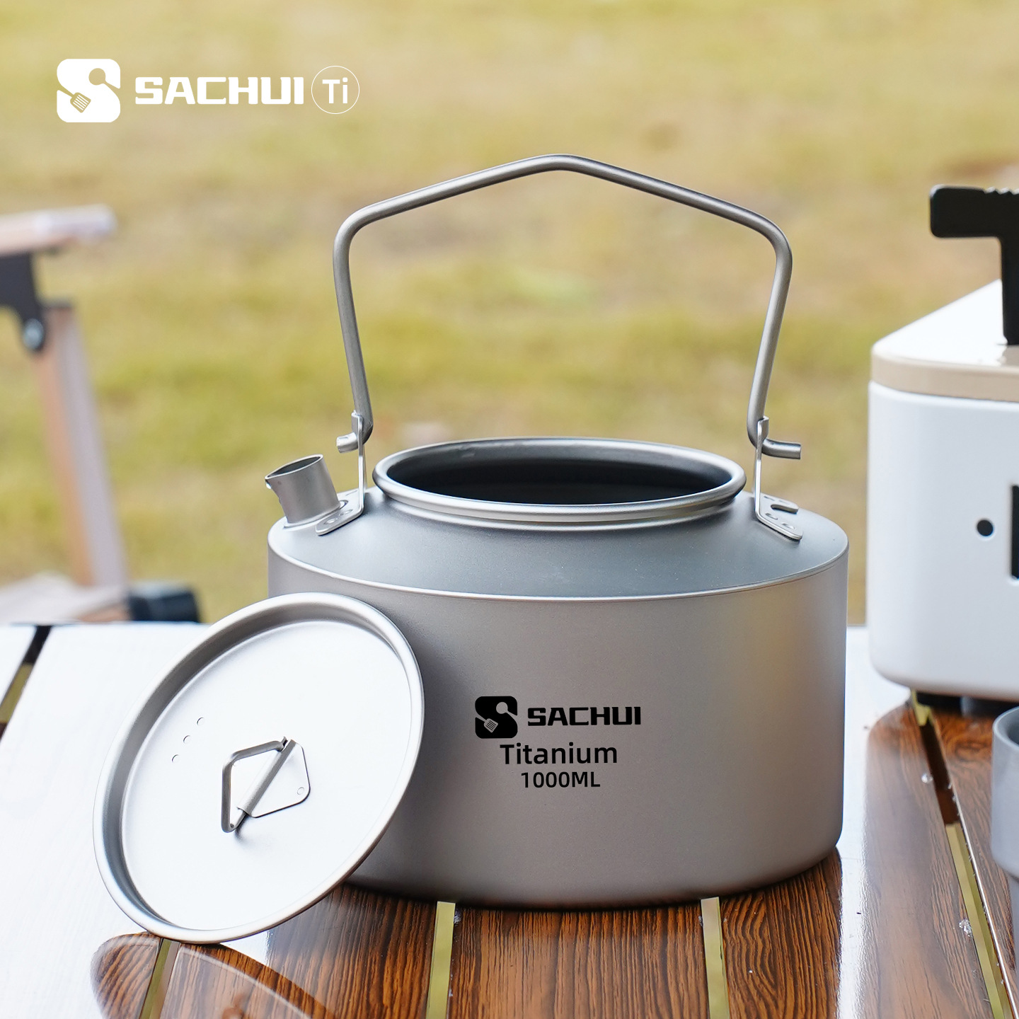 1000ML Pure Titanium Kettle Ou - Outdoor Camping Kettle recension och pris