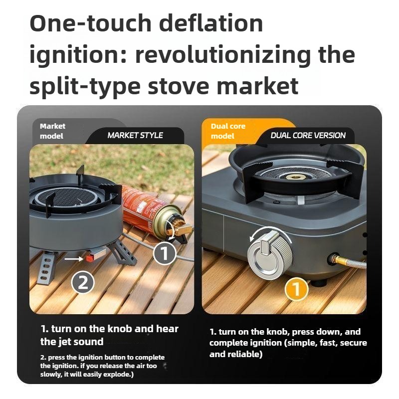 DOTWISE 7000W High-power Infra - Outdoor Gas Camping Oven recension och pris
