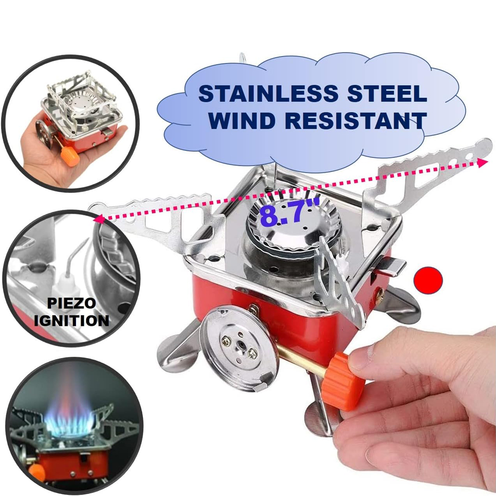 Portable Burner Camping Foldab - Outdoor Gas Camping Oven recension och pris