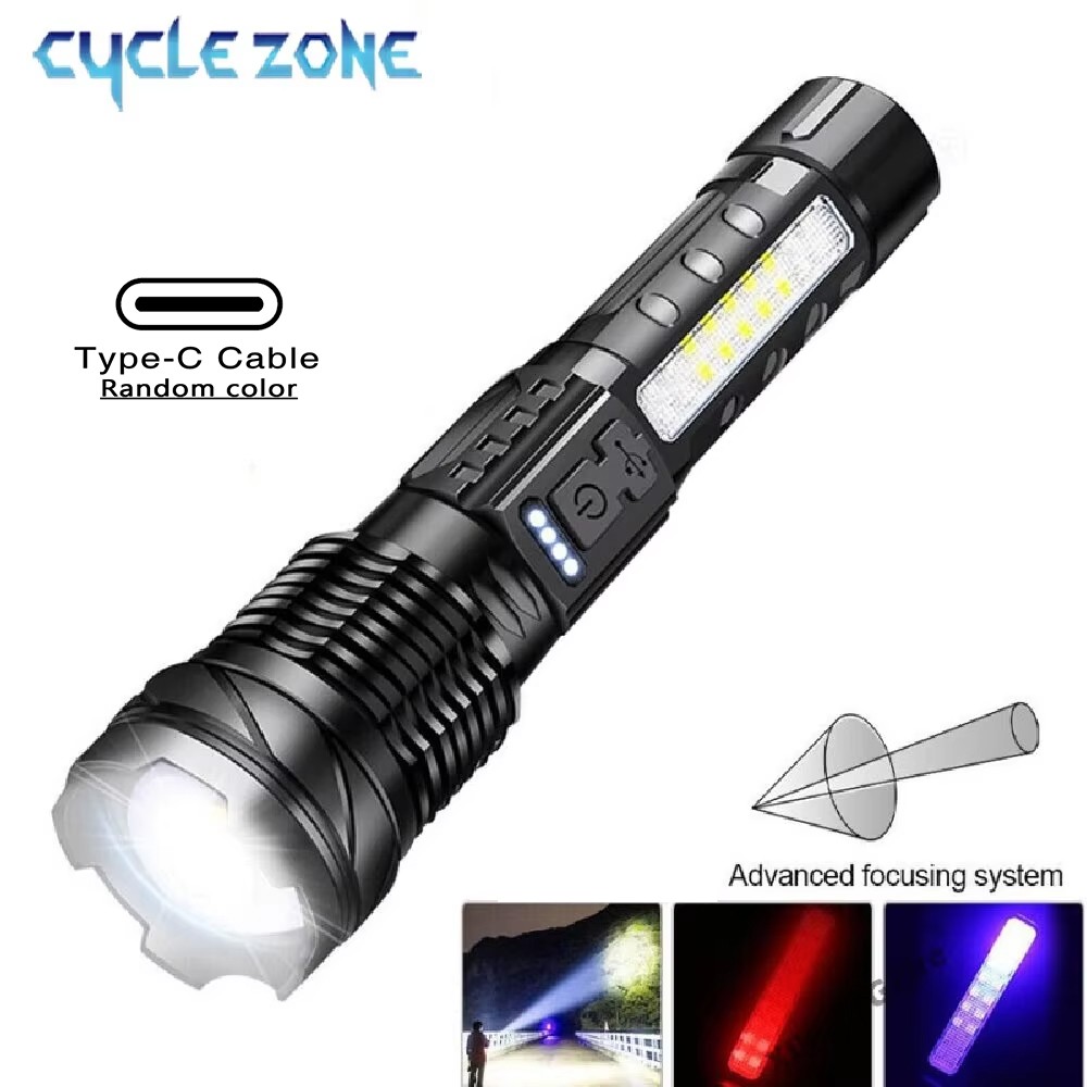 XHP50 Flashlight Zoomable Flas - Outdoor Camping Zone recension och pris