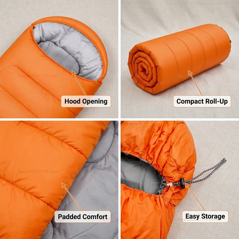 Camping sleeping bag light 4 s - Outdoor Camping Winter recension och pris