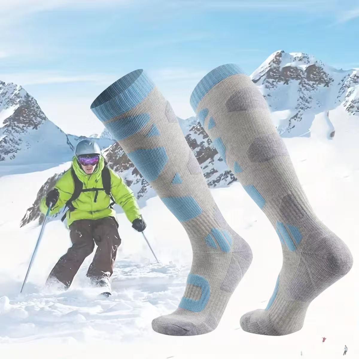 Thermal Winter Ski Socks Thick - Outdoor Camping Winter recension och pris