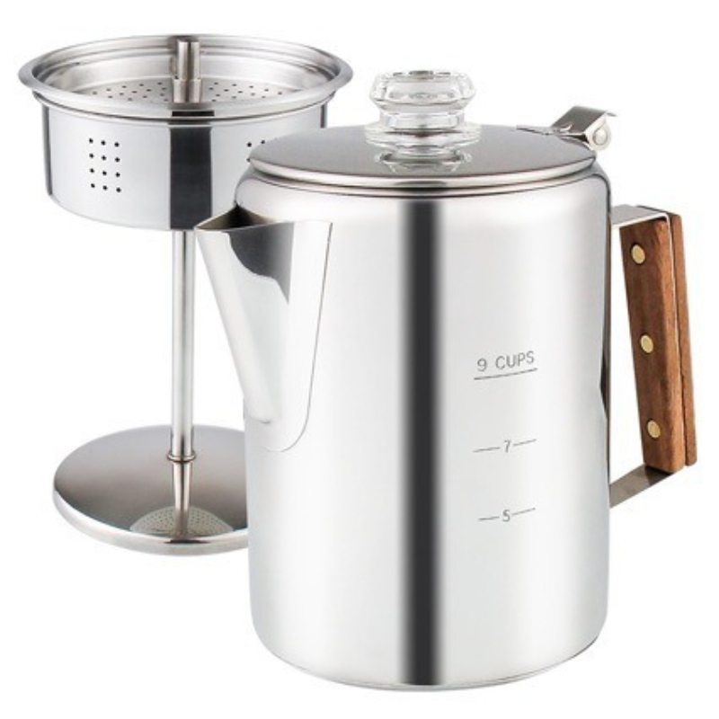 6-Cup 9-Cup 12-Cup Stainless S - Camp Percolator Coffee recension och pris