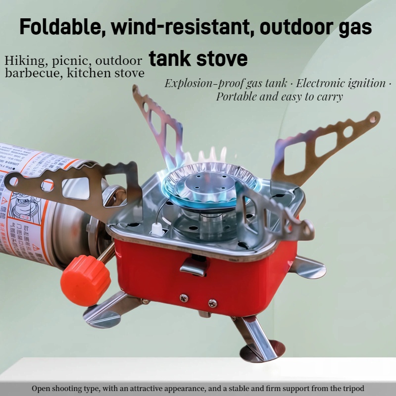 Outdoor Mini Square Stove Camp - Outdoor Gas Camping Oven recension och pris