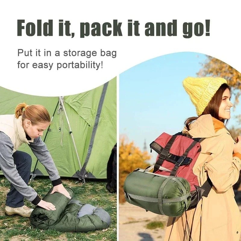 Camping Sleeping Bag Lightweig - Outdoor Camping Winter recension och pris
