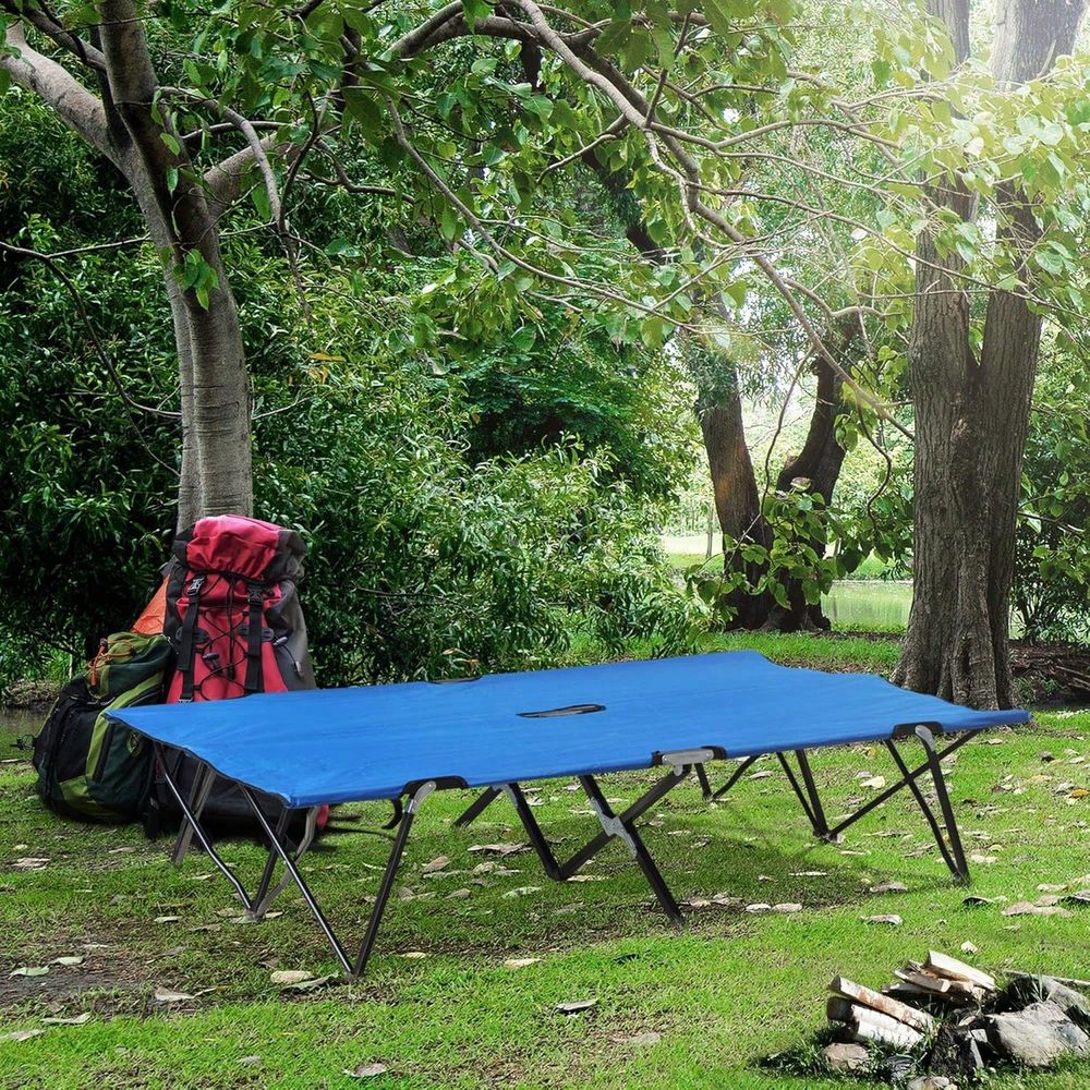 2 Person Folding Camping Cot F - Outdoor Camping Cot recension och pris