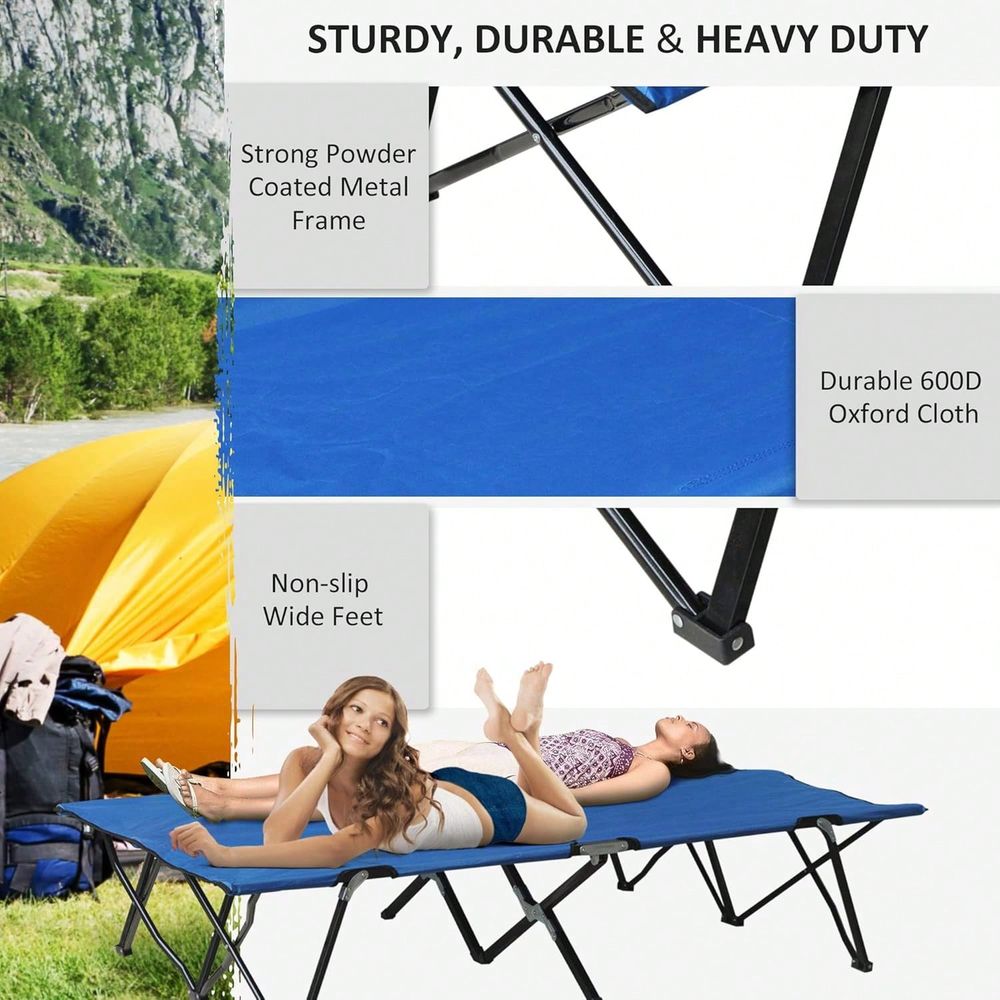 2 Person Folding Camping Cot F - Outdoor Camping Cot recension och pris