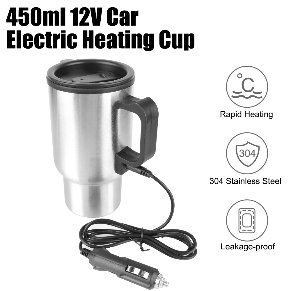 12V 450ml Electric Heating Car - Outdoor Camping Kettle recension och pris