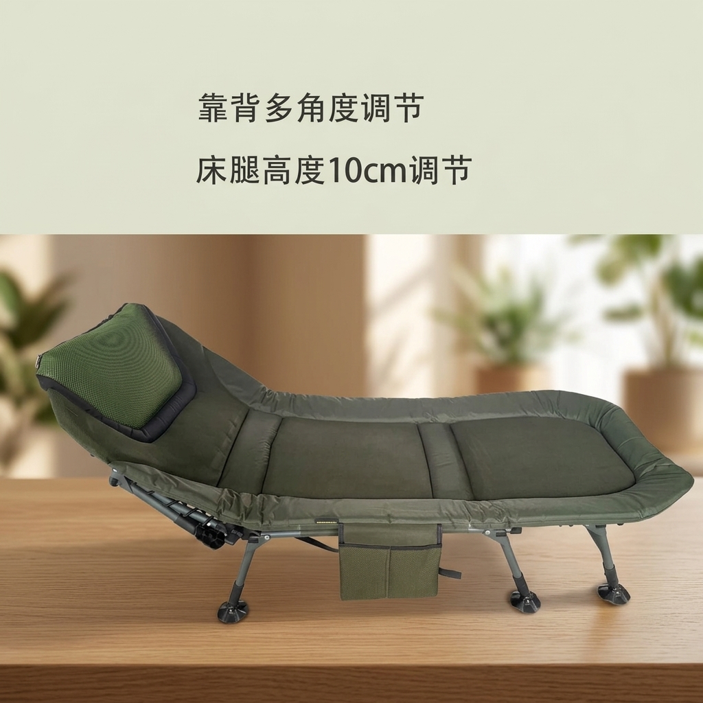 Adjustable Folding Camping Cot - Outdoor Camping Cot recension och pris