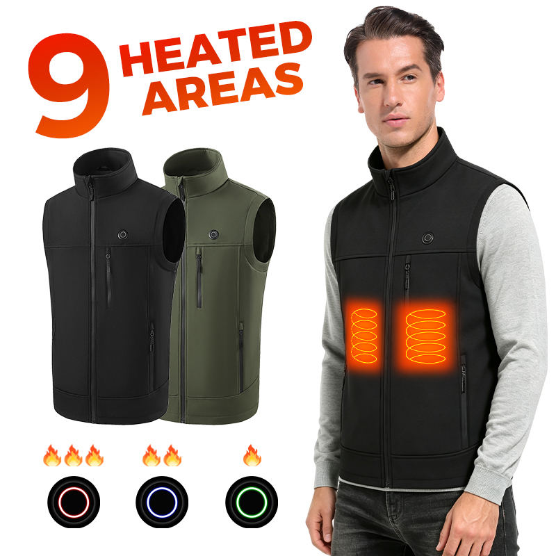 9 Zone Heated Vest Unisex USB  - Outdoor Camping Zone recension och pris